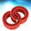 2 Stück/Set SEBS rotes Auto Stoßdämpfer-Puffer - Typ E 122 mm 1