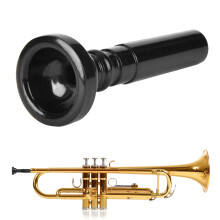 Durable Black ABS French Horn Mouthpiece - Lightweight & Precise Fit