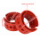 2 Stück/Set SEBS rotes Auto Stoßdämpfer-Puffer - Typ E 122 mm 13
