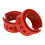 2 Stück/Set SEBS rotes Auto Stoßdämpfer-Puffer - Typ E 122 mm 14