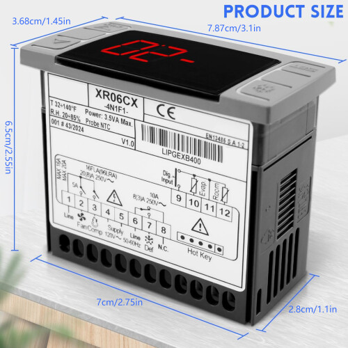 Thermostat haute sensibilité pour congélateurs commerciaux, 2