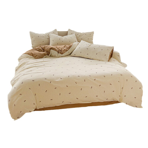 Parure de lit 4 pièces en-Ensemble de quatre pièces de 2,0 m