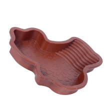 Plat de bain pratique pour animaux en ABS avec-Marron rouge