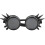 Vintage Spiked Steampunk Goggles Black Double Layer Windproof Cosplay 2