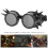 Vintage Spiked Steampunk Goggles Black Double Layer Windproof Cosplay 9