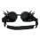 Vintage Spiked Steampunk Goggles Black Double Layer Windproof Cosplay 10