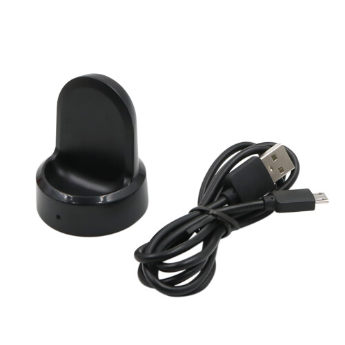 Gear S-3 Frontier schwarzes Dock 47x47x58mm 5V/1A 2