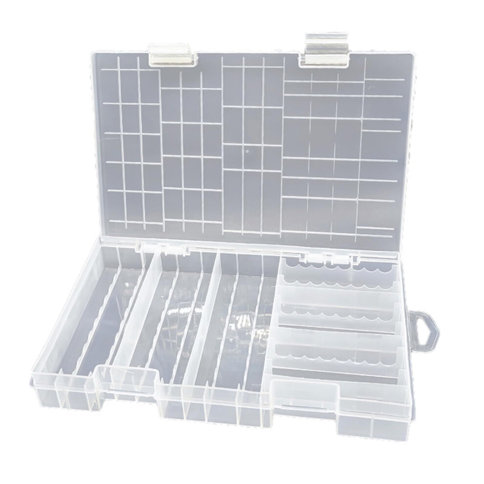 Battery Holder Box For Aa 3A Batteries Storage Container Clear Covering Case For Quick Access For Home Office Or Travel 9323874066738