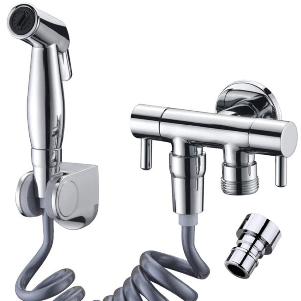 Hand Held Bidet Sprayer Stainless Steel With Hose And Bracket Holder Toilet Bidet Shower Head Bathroom Wash Spray Gun 9105992322404