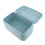 Blue Solid Color Metal Bread Bin with Large Capacity for Kitchen Storage 1