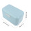 Blue Solid Color Metal Bread Bin with Large Capacity for Kitchen Storage 9