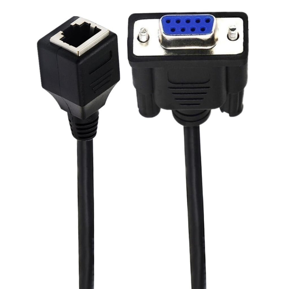 Rs232 Db9 9Pin To Rj45 Extension Cable Male And Female Extenders Rs232 Connectors 9339159333167