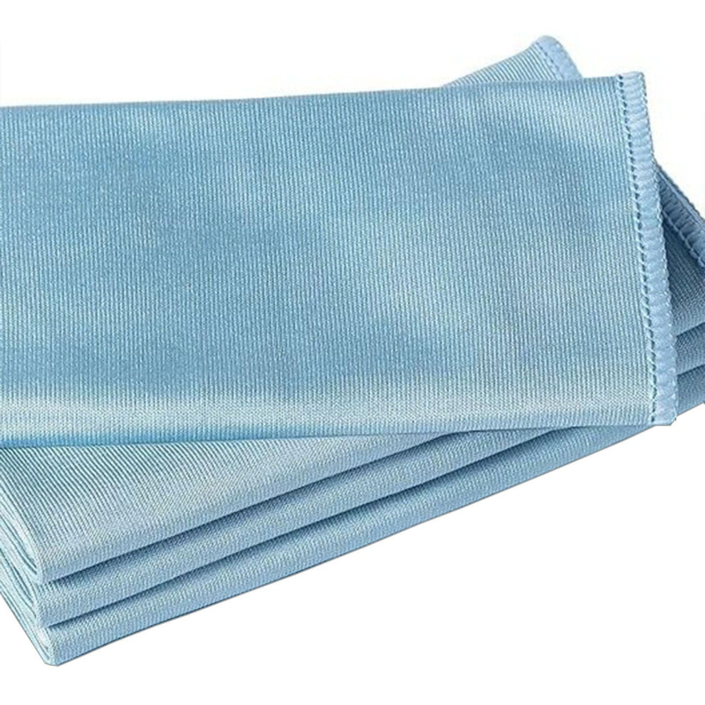 Microfibre Glass Cleaning Cloths 4Pack 40X40cm For Car Windows Eyewear Cleaner Detailing Machine Washable Streak 9339159333259