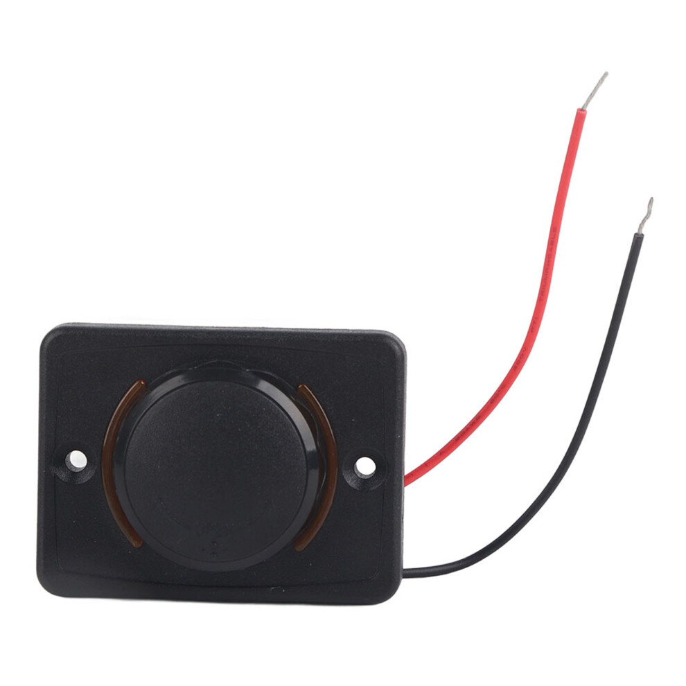 Dc12v/24V Car Dual Usb Charger Socket With Led 3.1A Power Outlet Black 9441363497563