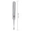 2er Pack V-Typ Kleiner 95 mm Edelstahl-Groover - Silber 10