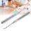 2er Pack V-Typ Kleiner 95 mm Edelstahl-Groover - Silber 11