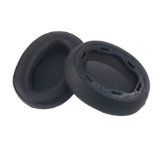 WHH910N Headset-Ohrpolster Komfort Soft Proteinleder Memory-Schaum-Bezug Schwarz