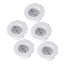 5pcs Round Surf Leash Plug Replacement PVC Stainless Steel 4.5cm
