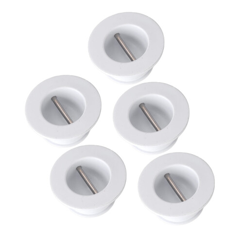 5pcs Round Surf Leash Plug Replacement PVC Stainless Steel 4.5cm