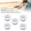 5pcs Round Surf Leash Plug Replacement PVC Stainless Steel 4.5cm 8