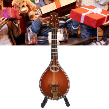 Mini Handgefertigte 8-Saiten-Mandoline, 12 cm, platzsparendes elegantes Dekor