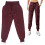 Basis Jogginghose lockere Passform Polyester Größe S Weinrot 16