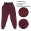 Basis Jogginghose lockere Passform Polyester Größe S Weinrot 7