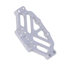 Lightweight Aluminium Alloy Pull Rod Mount for Tamiya 1/10 CR 01 RC Car Silver