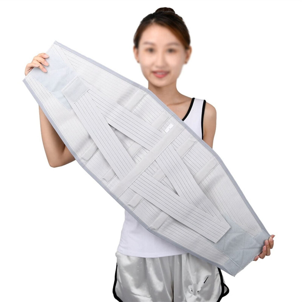 Back Brace Lower Lumbar Support Wide Design Pain Relief Waist Trimmer Belt Posture Corrector AS