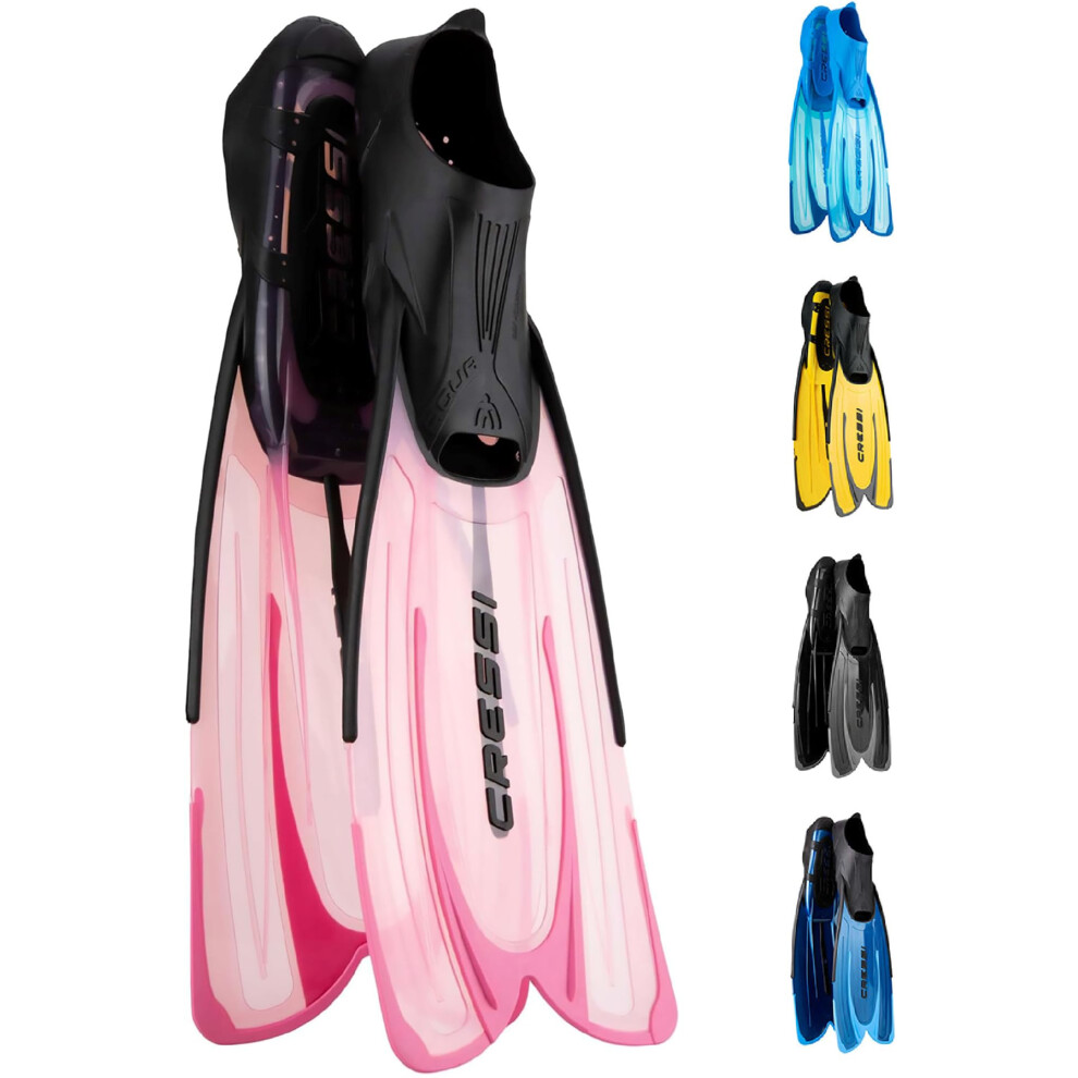 Cressi Unisex's Agua Fins For Diving And Snorkeling, Pink, 39/40 (5/6)