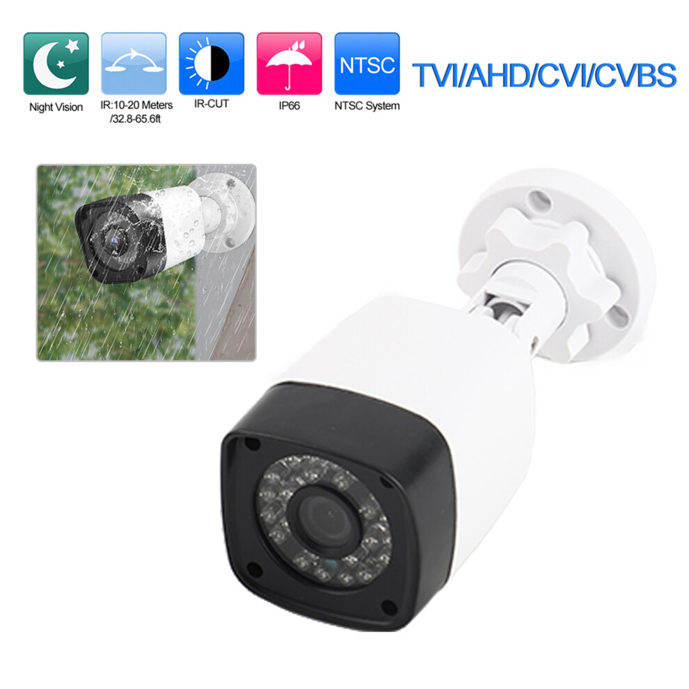 Comprehensive 4-In-1 5Mp Cctv Bullet Camera With 65.6Ft Night Vision Ip66 Rated 5081363501217