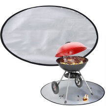 Hitzebeständige Feuerstellen-Matte zum Schutz von Grilldecks 101,5 cm / 40 Zoll Außenrasen