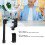 Retractable Camera Desk Mount Clamp Light Stand for Phone Webcam 41cm 10