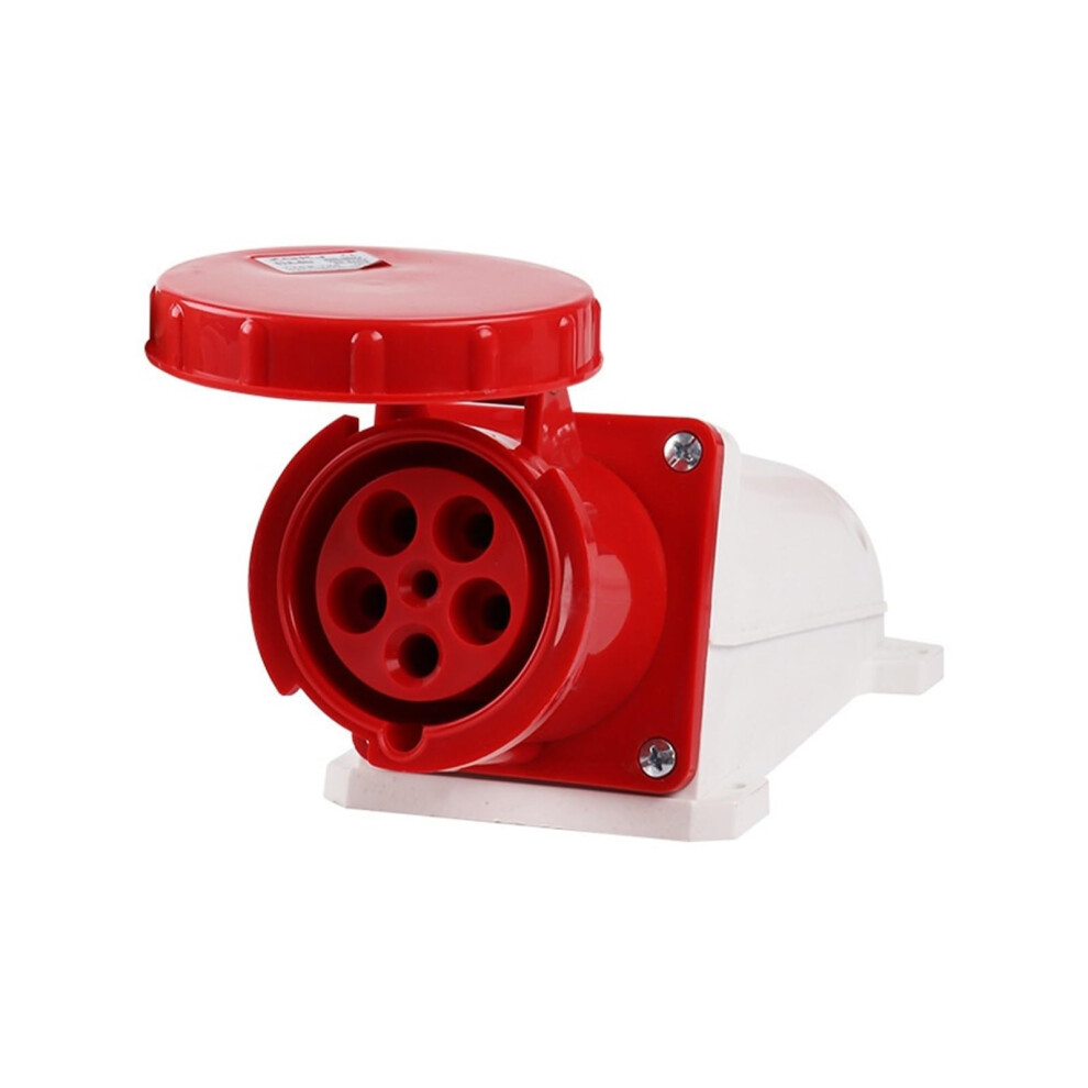 Industrial Exposed Threephase Fourwire Socket 63A Aviation Plug Waterproof Ip44 5Core 5Hole 9323874069845