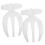 2Pack Reusable Salad Claws Multifunctional Tableware For Fruit And Vegetable Serving Forks White 1