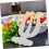 2Pack Reusable Salad Claws Multifunctional Tableware For Fruit And Vegetable Serving Forks White 3