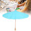 DIY Papierregenschirm 23x30cm blau für Kinder 3