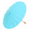 DIY Papierregenschirm 23x30cm blau für Kinder 6