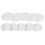 Button Badge 1.7In Clear Acrylic Reusable Set for DIY Crafts School Projects 8