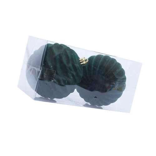 2Pcs Christmas Baubles for Christmas Tree Hanging-Navy blue