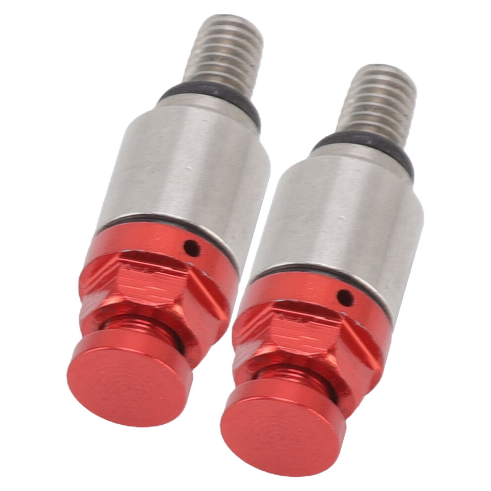 2Pcs Aluminium Alloy M5x0.8 Fork Air Bleeder Valve For Crf150r Cr250r Red 4391363505971