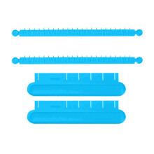 Plastic Frostings Guide With Ergonomic Grip Practical Cake-Blue