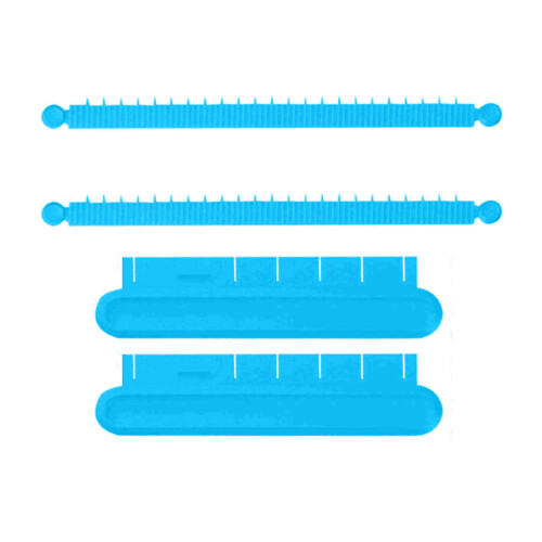 Plastic Frostings Guide With Ergonomic Grip Practical Cake-Blue
