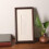 Photo Frame Walnut Wood Rectangular 6x12 Inch For Tabletop Or Wall Display 1