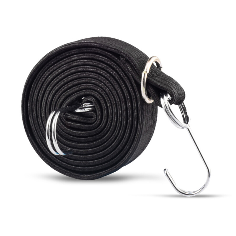 Secure Load Fastening Elastics Bungee Cord With-2 Meters Black 7695000328341