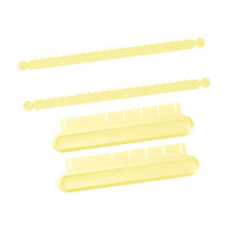Plastic Frostings Guide With Ergonomic Grip-Nordic Yellow