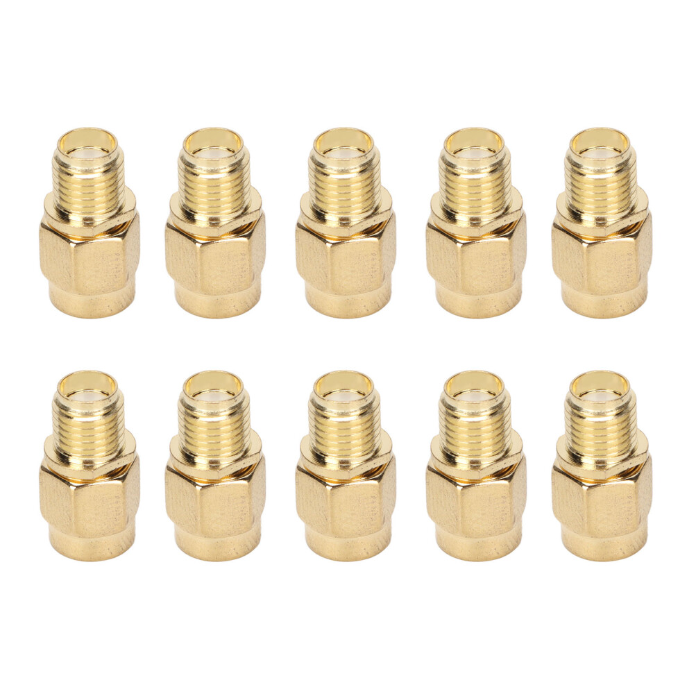 10Pcs Sma Female To Rpsma Female Rf Coaxial Cable Adapters Kit 50Î© 4911363514126