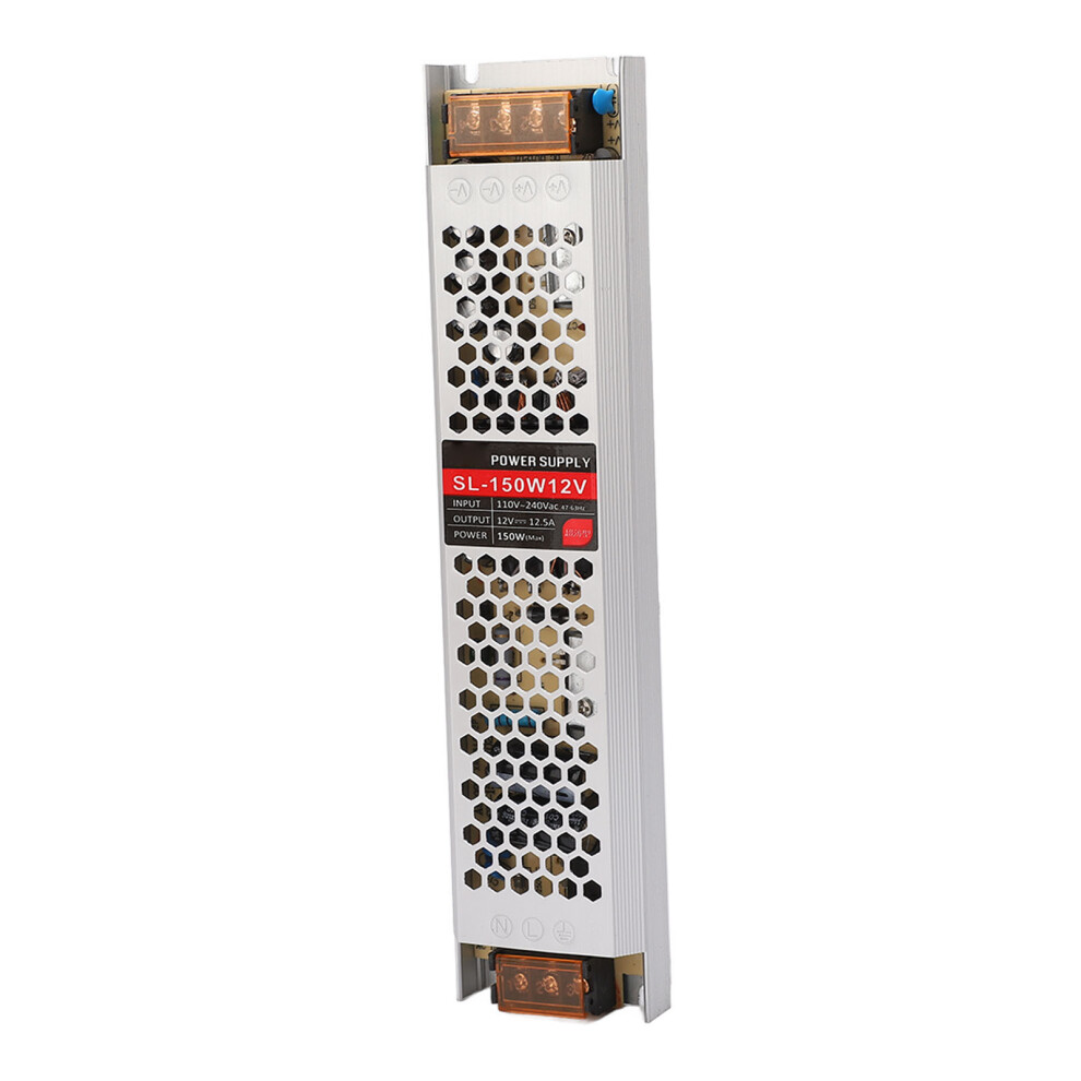 Ultra Thin 12V 150W Led Strip Power Supply Aluminum Alloy Indoor 6931363515020