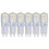 6 Pack G9 3W LED Bulbs - No Flicker Energy Saving Eye Protection 7