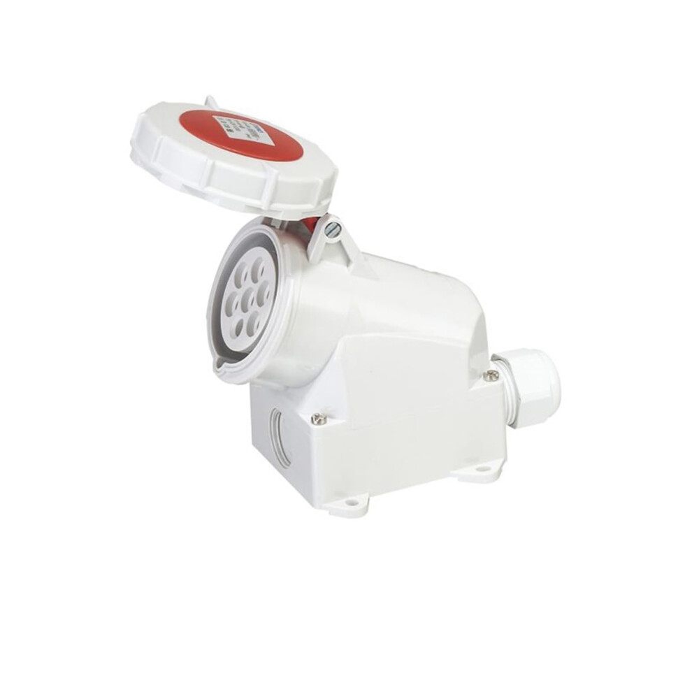 Ip67 7P 16A 32A Threephase Industrial Aviation Plug And Socket Waterproof Dustproof 7Hole Surface Socket 7P 32A 9323874071671